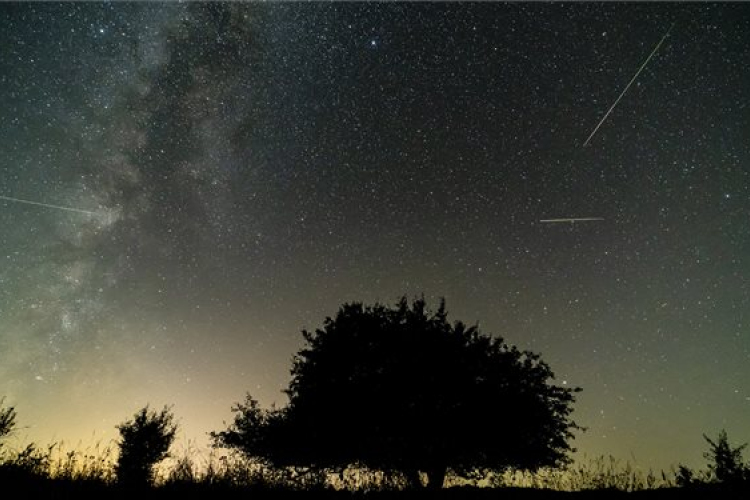 A Perseida meteorraj Magyarország felett