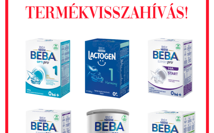 NKFH: 13 csecsemőtápszer visszahívását kezdeményezte a Nestlé mikrobiológiai nem megfelelőség miatt