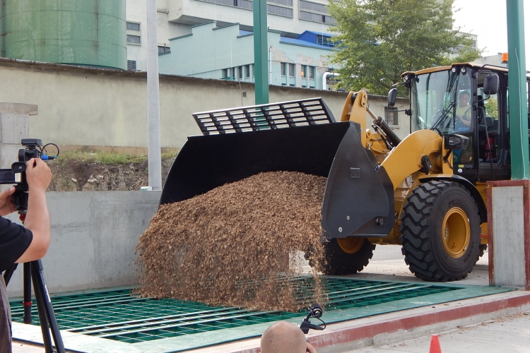 Biomasszával fűt az erőmű