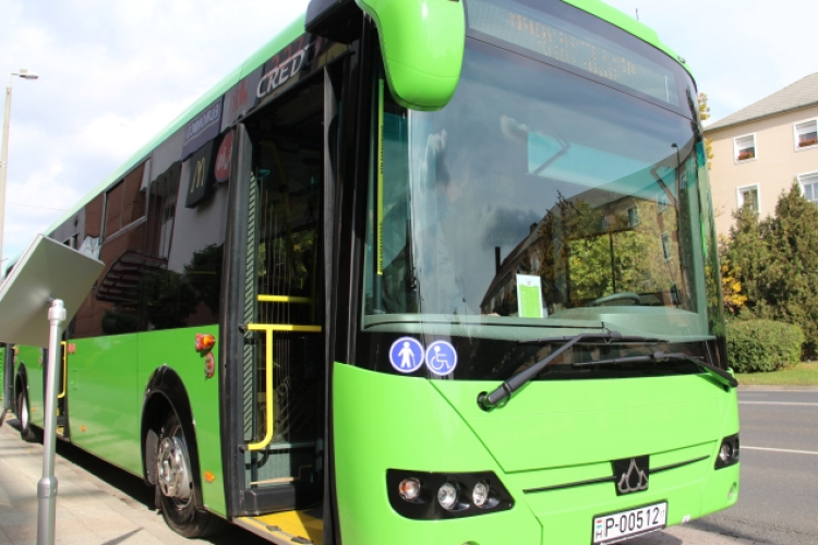 Modern város, modern buszpark