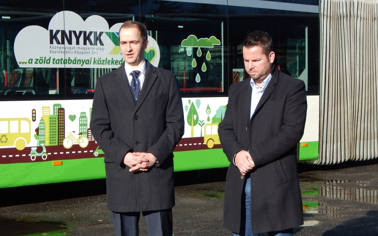 Forgalomba állnak a Citaro buszok Tatabányán